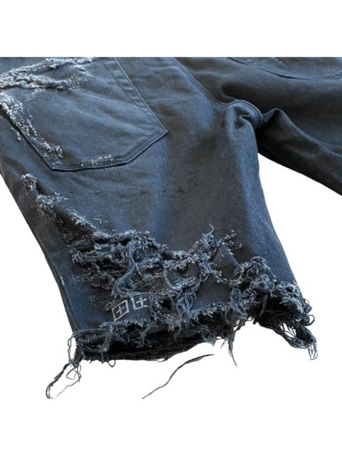 Ksubi Ksubi Australia Destroyed Distressed Denim Shorts Ultra Rare