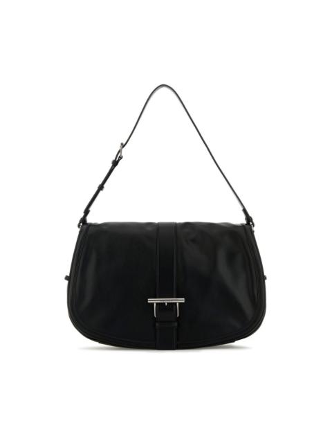 Alexander McQueen ALEXANDER MCQUEEN Maxi Satchel Black Leather Shoulder Bag Ne