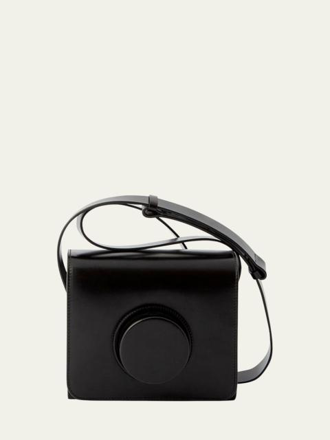 Lemaire Flap Leather Camera Crossbody Bag