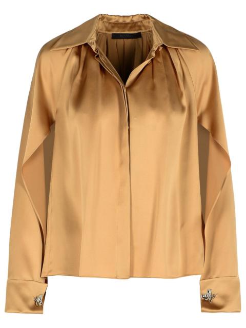 Max Mara ' Salice' Beige Silk Shirt Women