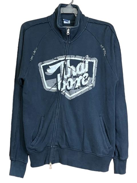 PPFM ARCHIVE JAPANESE Y2K PPFM “THAI BOXE” ZIPPER SWEATERS