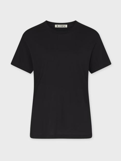 ÉTERNE T-shirt short sleeve boyfriend Black