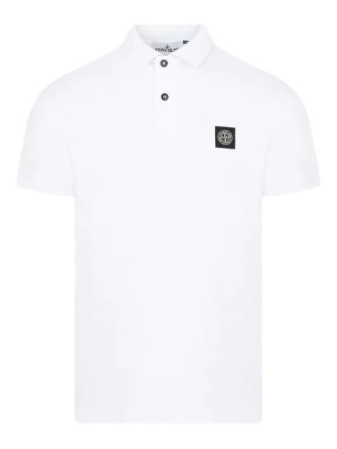 Stone Island Stone Island Men Slim Fit Cotton Piqué Polo Shirt