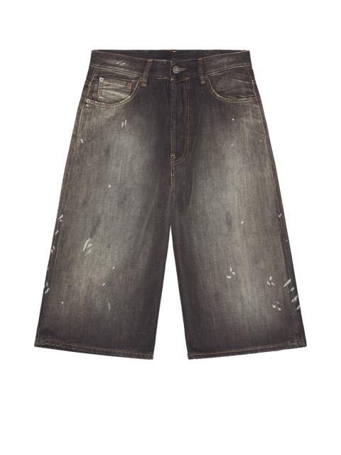 Acne Studios Judda Black Trafalgar Denim Short