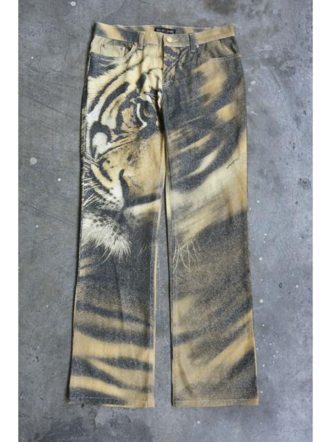 Roberto Cavalli Roberto Cavalli - F/W 00 - Tiger Glitter Denim Jean