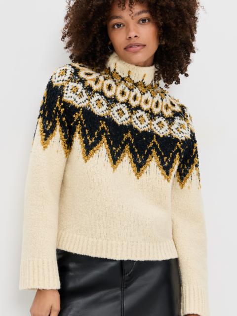 Proenza Schouler Lizzy Sweater in Textured Fair Isle