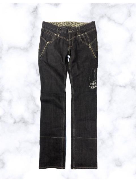 Other Designers PPFM Iron On Skull Small Design Denim