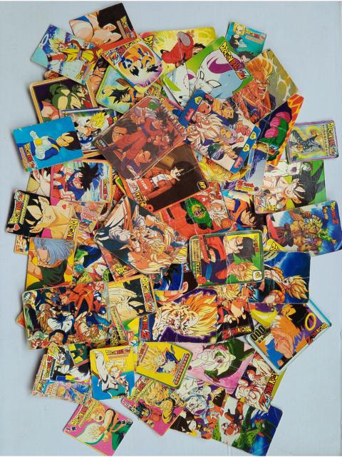 Vintage 90s Dragon Ball Z  half size Philippines teks trading card game ( 38pcs )