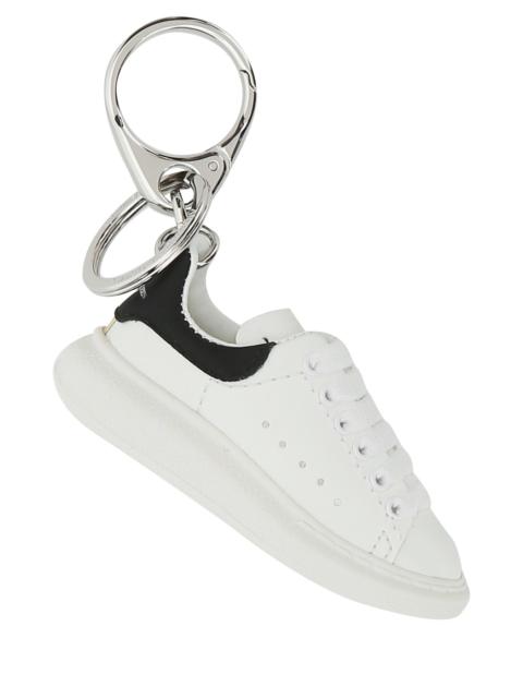 Alexander McQueen White leather key ring