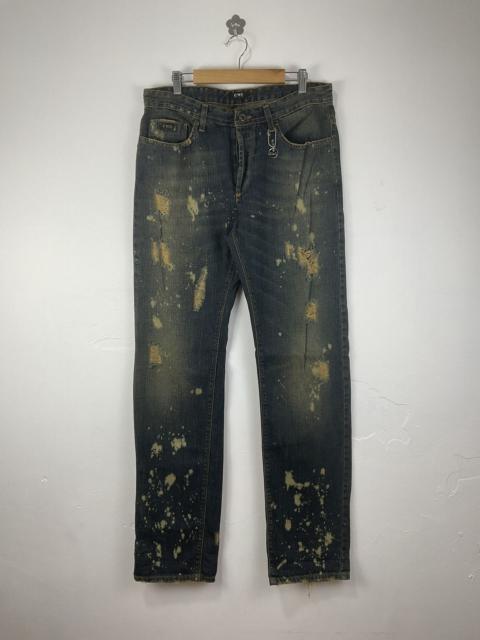 Other Designers Costume National Distressed Denim