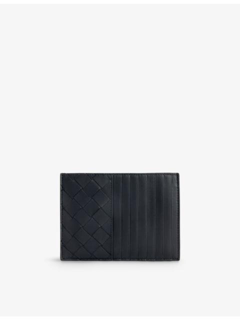 Bottega Veneta Intrecciato leather card holder