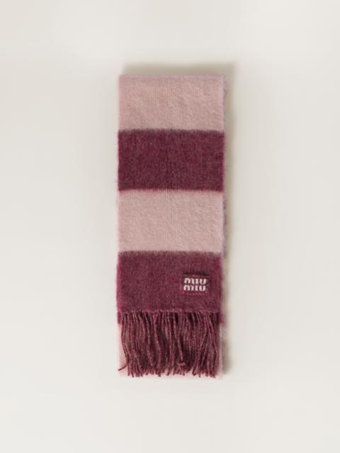 Miu Miu Wool scarf with fringes