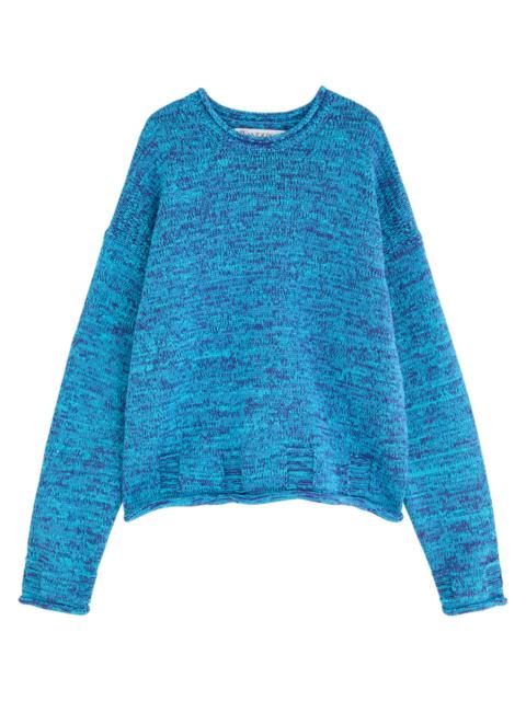 JW Anderson JW Anderson Space-dyed Cotton-blend Jumper