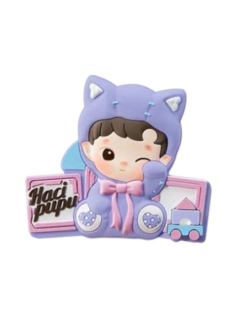 POP MART Pop Mart Hacipupu Rolling Time Machine Series Hey and See You! Fridge Magnet Silicone Clip