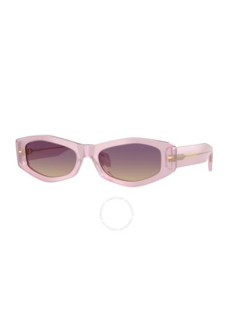 VERSACE Versace Violet Gradient Yellow Geometric Ladies Sunglasses VE4487 551370 54