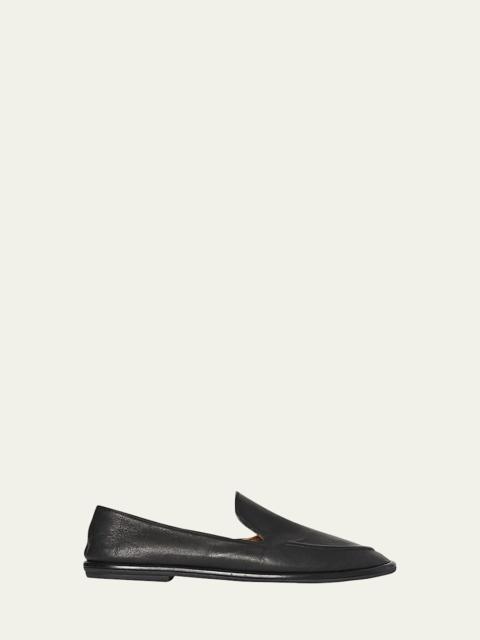 The Row Canal Leather Slip-On Loafers