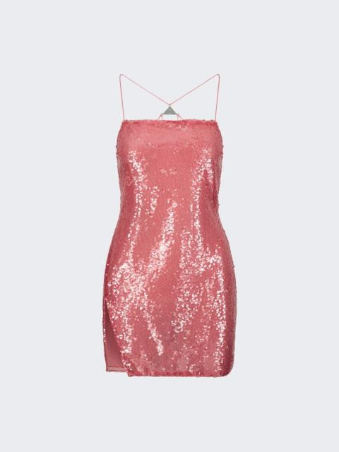 THE ATTICO Fujiko Mini Dress Light Pink