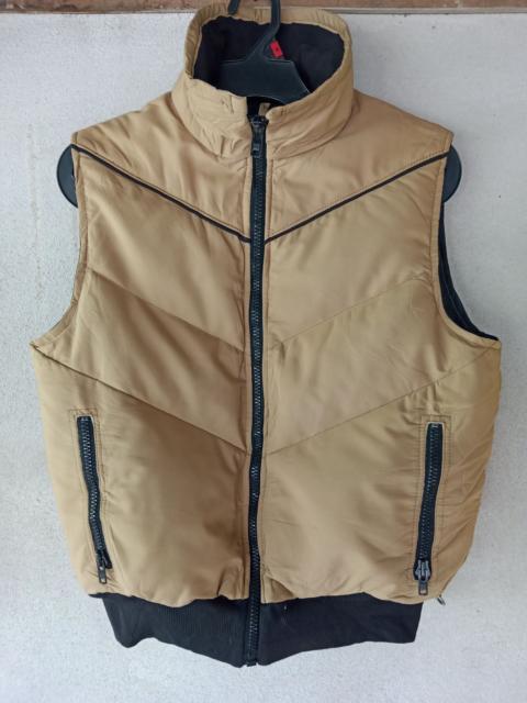 Other Designers Vintage 80s Hansa Branta Stearns Puffer Vest Jacket Khaki