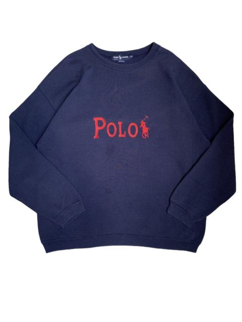 Ralph Lauren Vintage Polo Ralph Lauren Big Logo Sweatshirt Made in USA