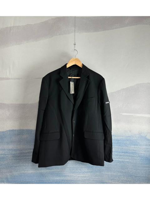 BALENCIAGA Balenciaga Black Blazer with Sleeve Patch