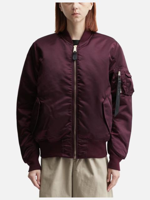 ALPHA INDUSTRIES MA-1 BASE FLIGHT BOMBER JACKET