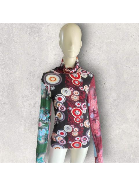 GUCCI Gucci Psychedelic Print Turtle Neck L/S