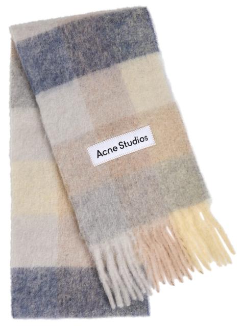 Acne Studios Acne Studios Vally Checked Wool-blend Scarf