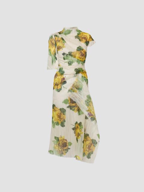 Erdem DRAPED MIDI DRESS