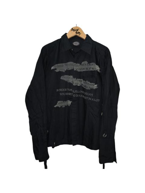 Japanese Brand - SLASH NUMBER Poem Punk Style Shirts