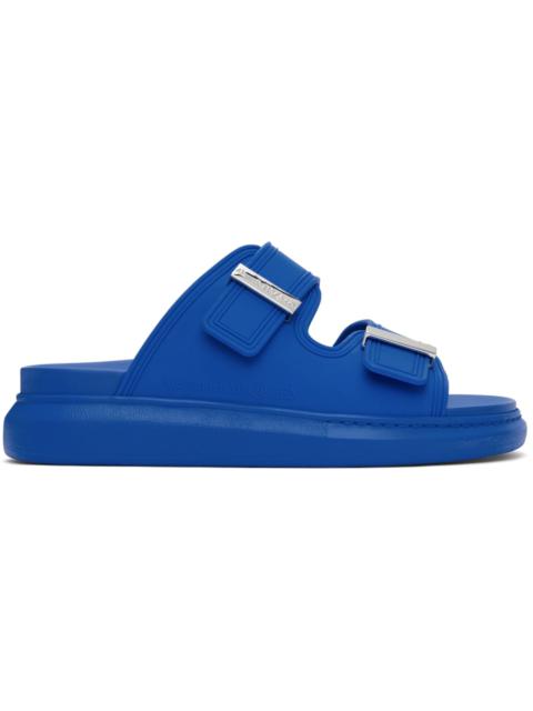 Alexander McQueen Alexander McQueen Hybrid Double Buckle Sandal Blue
