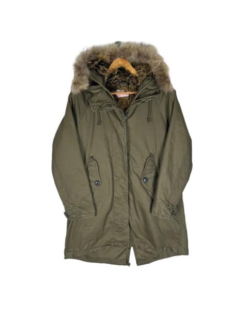 Other Designers If Six Was Nine - ☀️COEN FUR HOODIE FISHTAIL JACKET