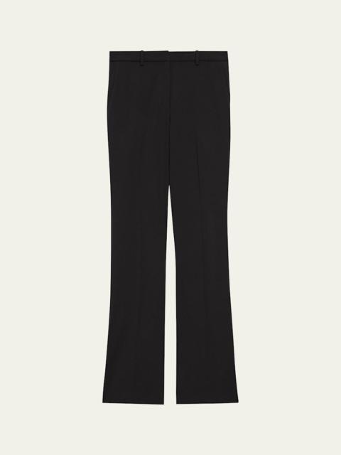 Theory Traceable Wool Slim Straight-Leg Trousers