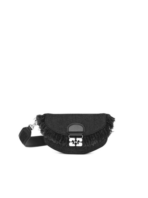 GANNI denim crossbody bag
