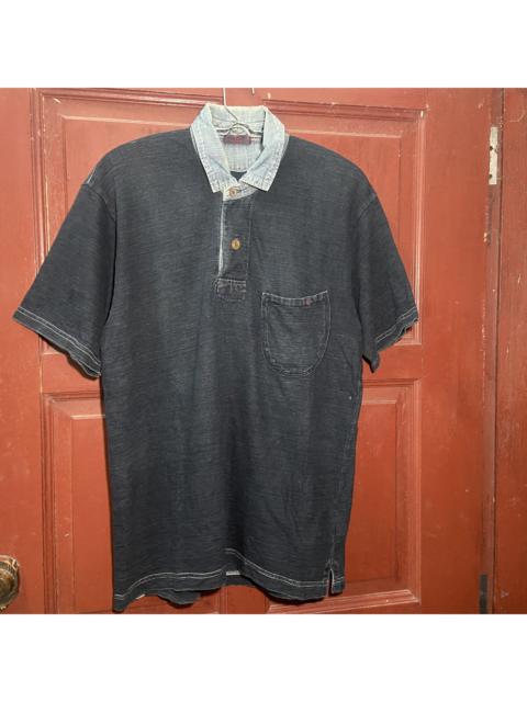 Other Designers 45RPM indigo polo Shirt 45Rglobal