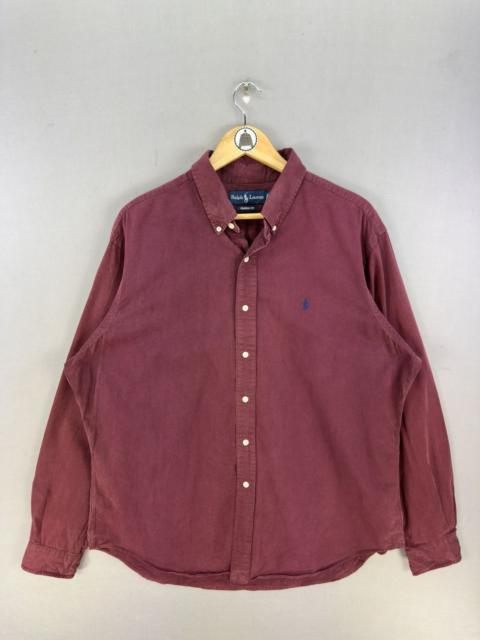 Ralph Lauren Vintage 90’s Ralph Lauren Plain Flannel Shirt Button Up
