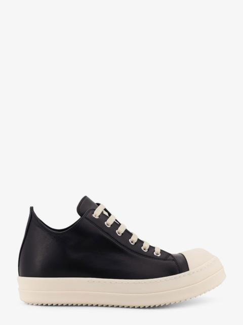 Rick Owens Leather Low-Top Sneakers