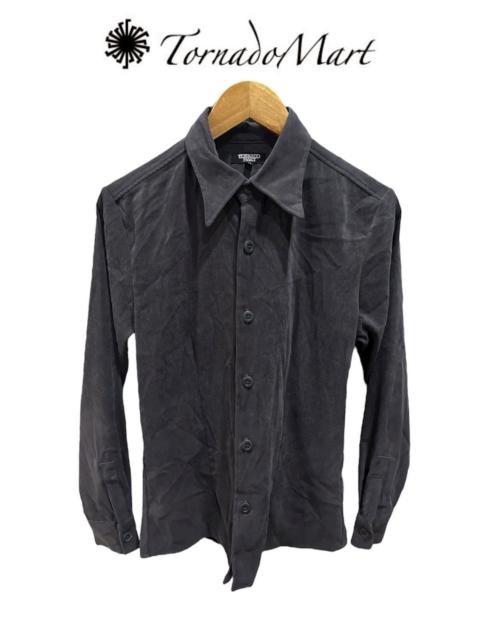 Other Designers 14th Addiction - 2000s Tornado Mart - Gothic Black Metallic Shirt