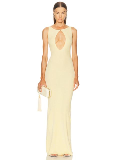 AYA MUSE Key Hole Maxi Dress