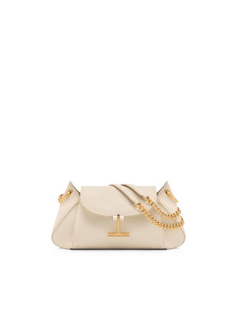 TOM FORD NATURAL GRAIN LEATHER TARA CHAIN SHOULDER BAG