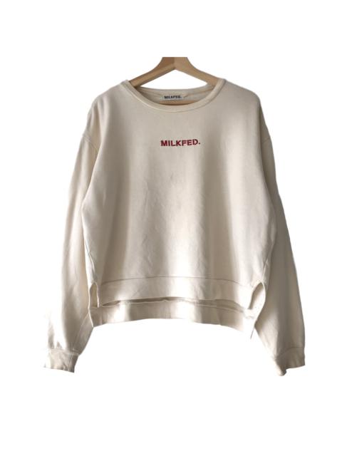 Other Designers Japanese Brand - Authentic Milkfed. Japan Logo Cropped Sweatshirt