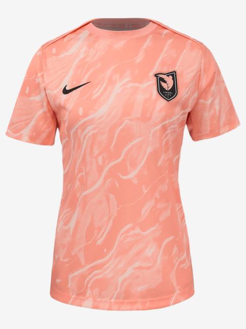 Nike Angel City FC 2025 Women's Nike NWSL Short-Sleeve Pre-Match Top