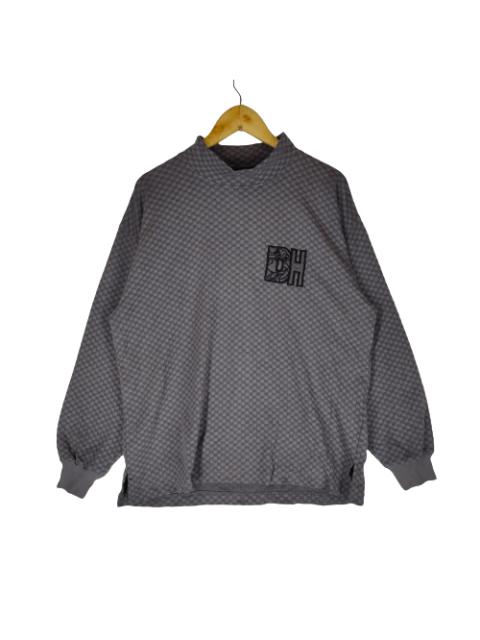 Other Designers Dog Limited - DOG HUNTING Embroidery Logo Grid Pattern Design Sweatshirt