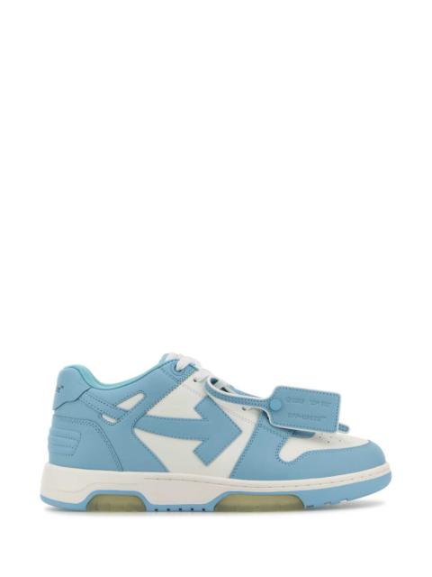 Off-White Off White Men Two-Tone Leather Out Of Office Sneakers