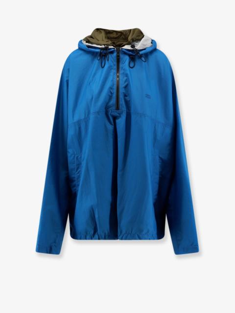 Loewe Loewe Men Anorak Technical Fabric Windbreaker With Embroidered Anagram Logo