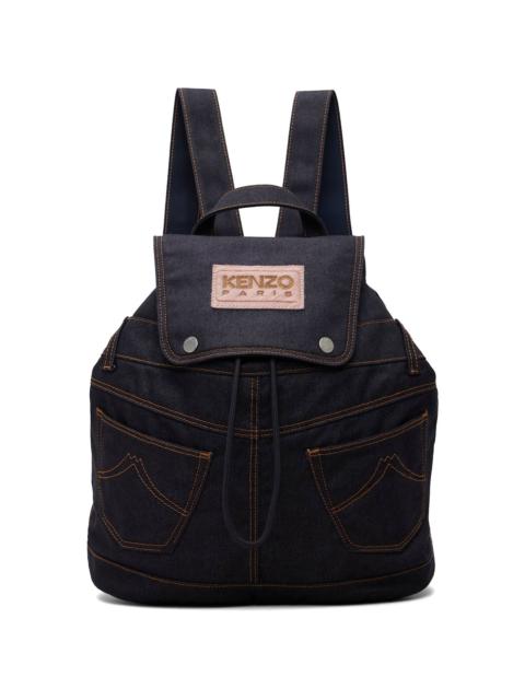 KENZO Navy Kenzo Paris 'KENZO Five Pockets' Backpack