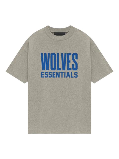 ESSENTIALS Fear of God Essentials NBA Minnestota Timberwolves T-shirt 'Grey Blue' 125AL244107F