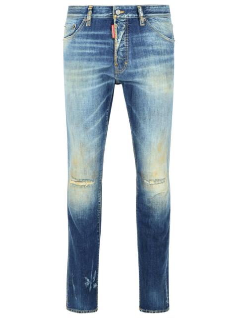 DSQUARED2 Dsquared2 S71LB1712 Blue Cotton Jeans Men