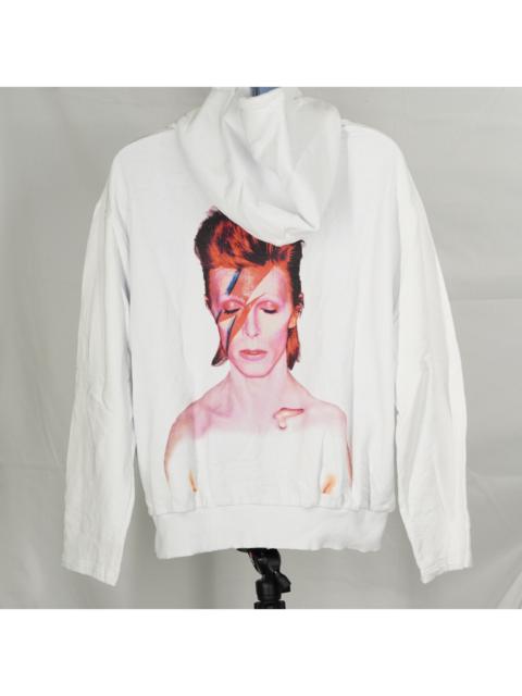 David Bowie IH NOM UH NIT Hoodie Sweatshirt White Paris M