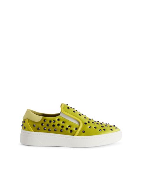 Giuseppe Zanotti GZ94 studded leather slip-on sneakers