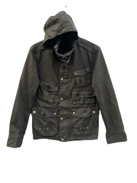 Jil Sander JILL SANDER UNIQLO MULTI POCKET CASUAL JACKET WITH HOODIES